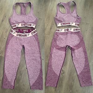 Gymshark NWOT Flex Cropped Leggings/Sports Bra Set